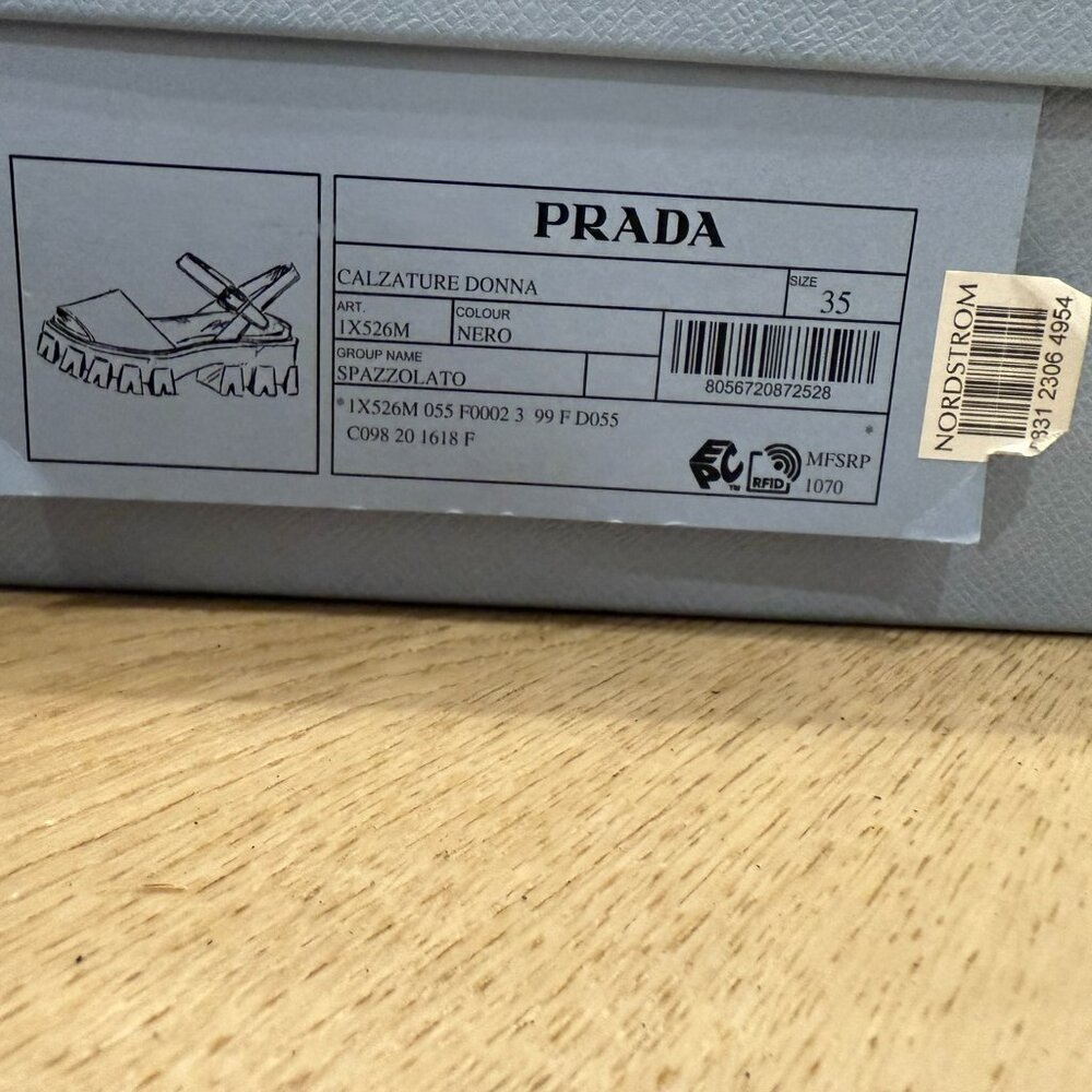 Prada Calzature Donna in Nero - Picture 5 of 6